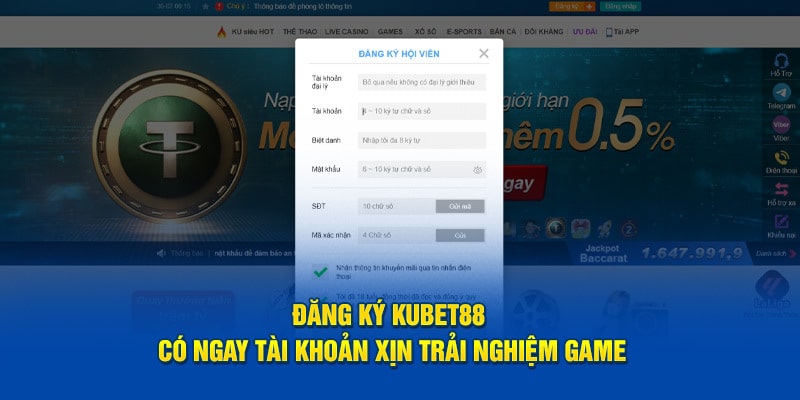 Đăng Ký Kubet88 2 Lý do đăng ký mở tài khoản thất bại là gì?